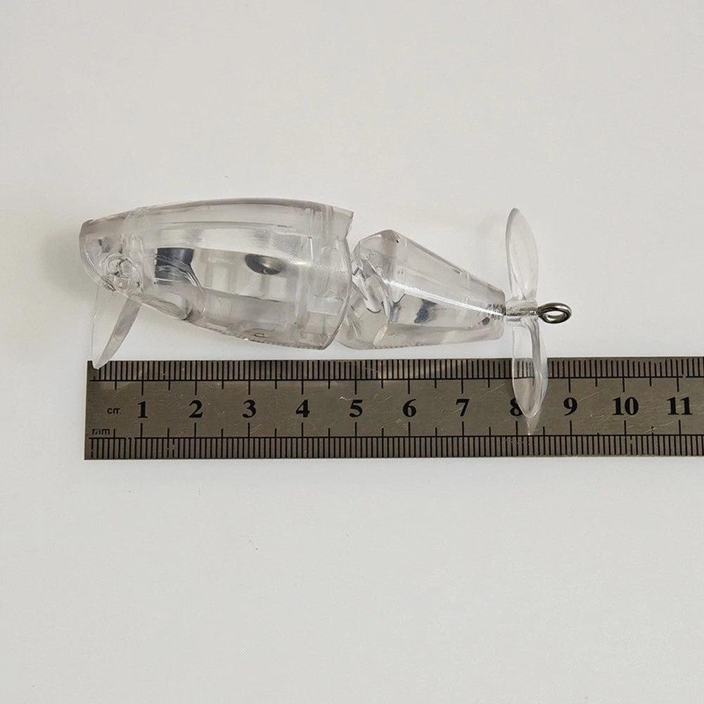 2X 9cm 22g Transparent Spinner Minnow Lure for Accurate Casting