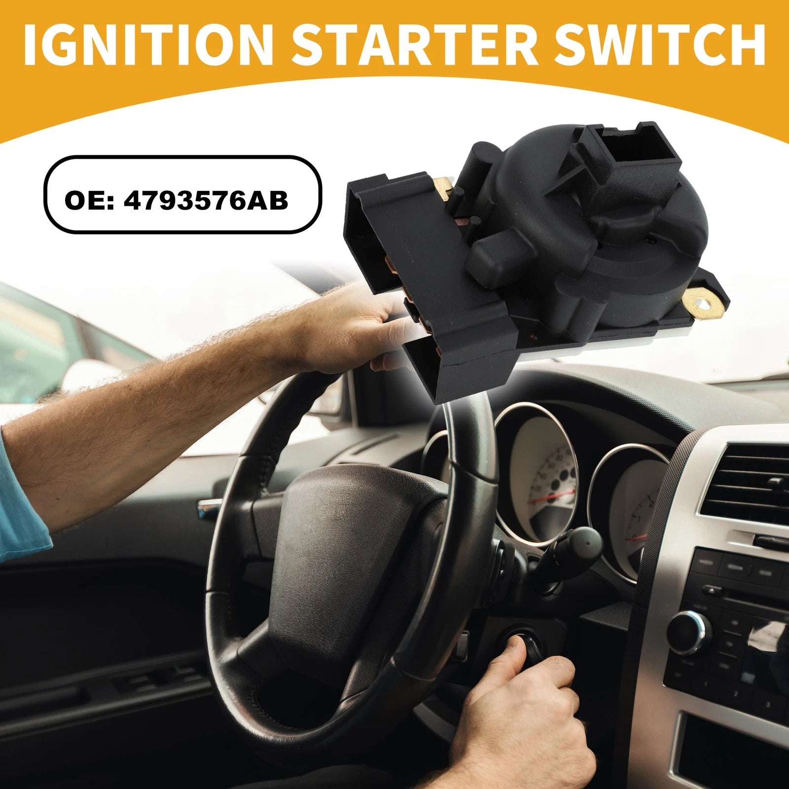 Ignition Starter Switch Replacement for Jeep Cherokee (1999–2004)