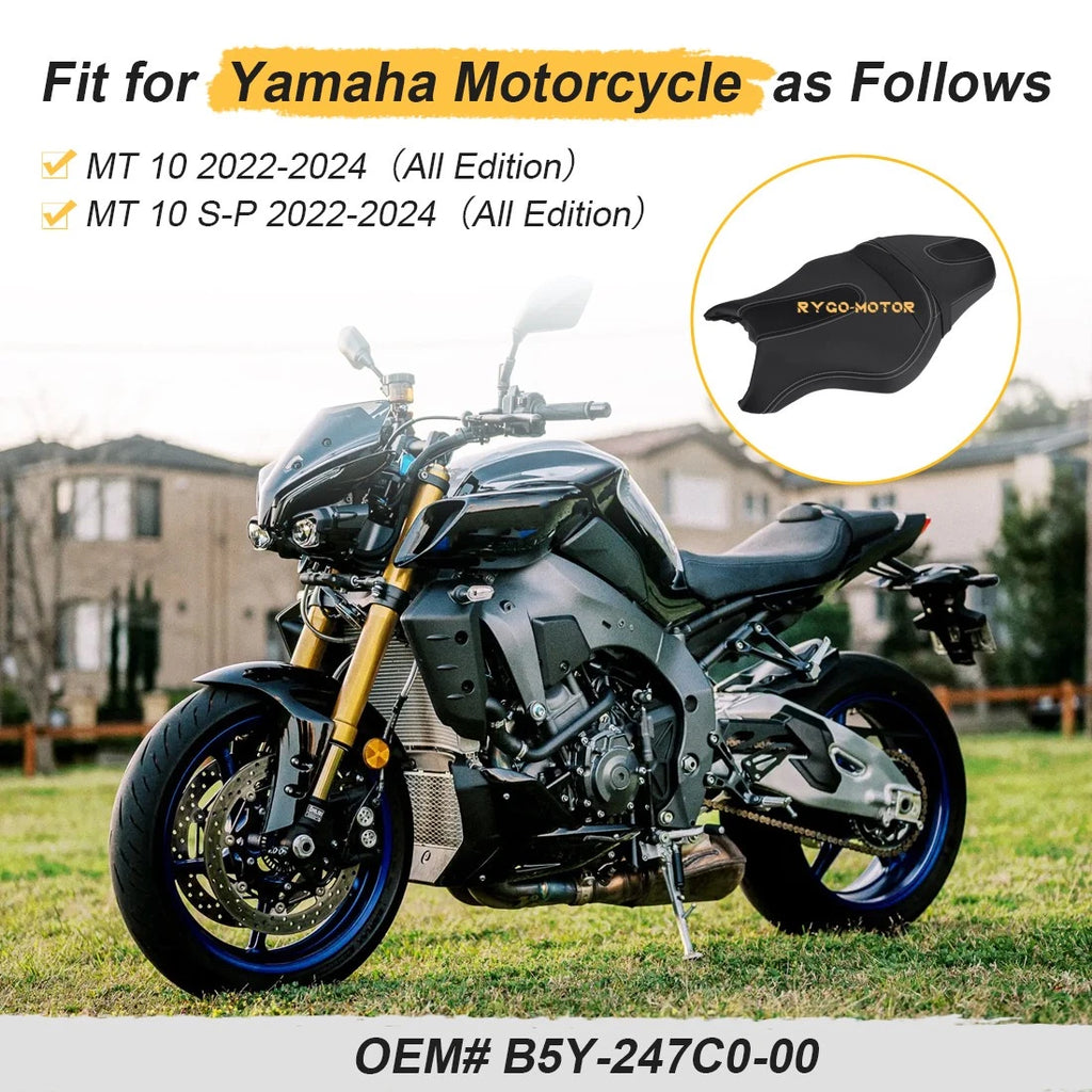 Comfort Saddle Seat for Yamaha MT-10 MT10 MT10SP (2022–2024) B5Y-F47C0-V0-00