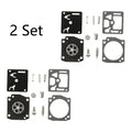 Set of 2 Carburetor Repair Kits for Husqvarna 340 345 346 353 (Zama RB-122, C3EL18)