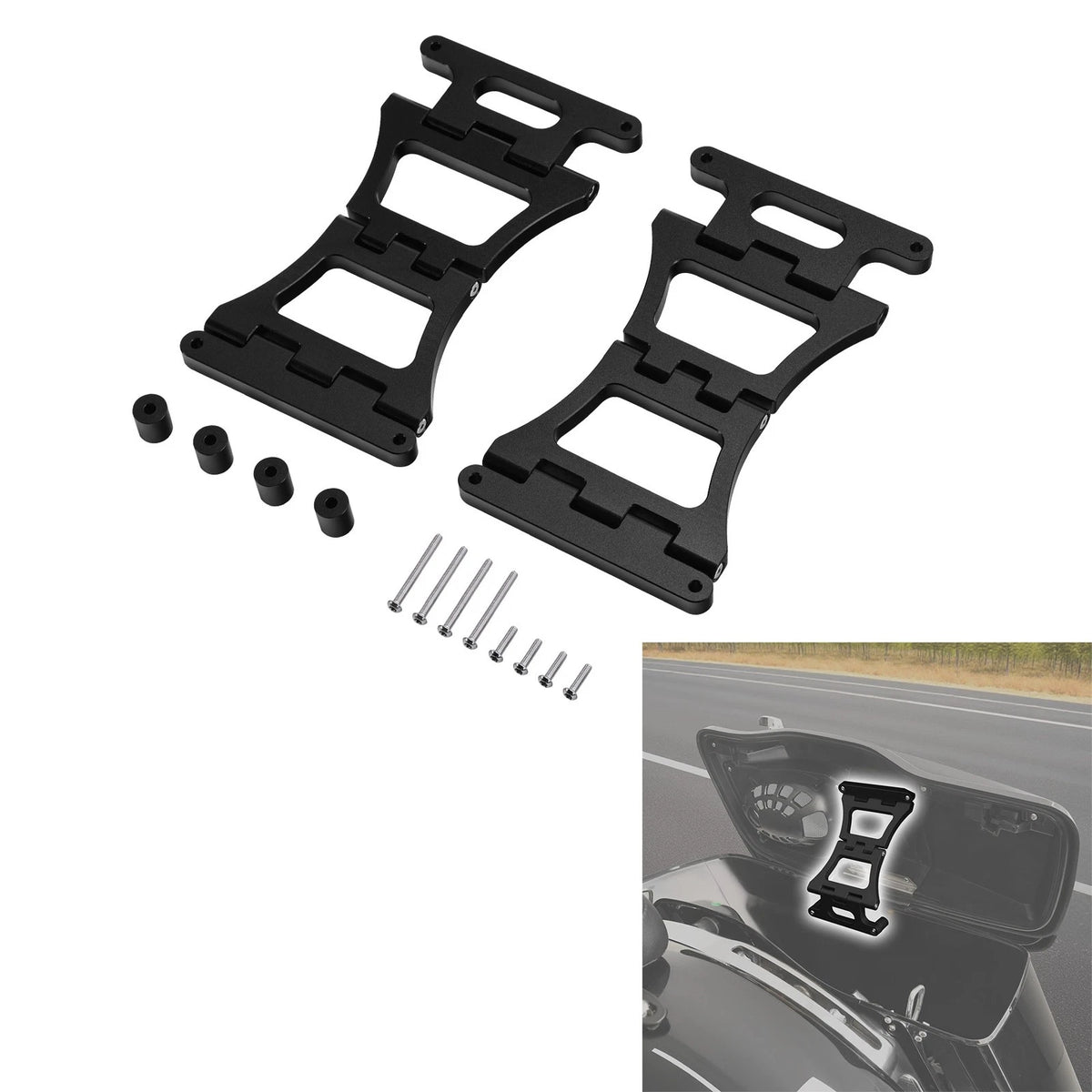 Hard Saddlebag Hinge Kit for Harley Touring Road King Street Glide (2014–2026)