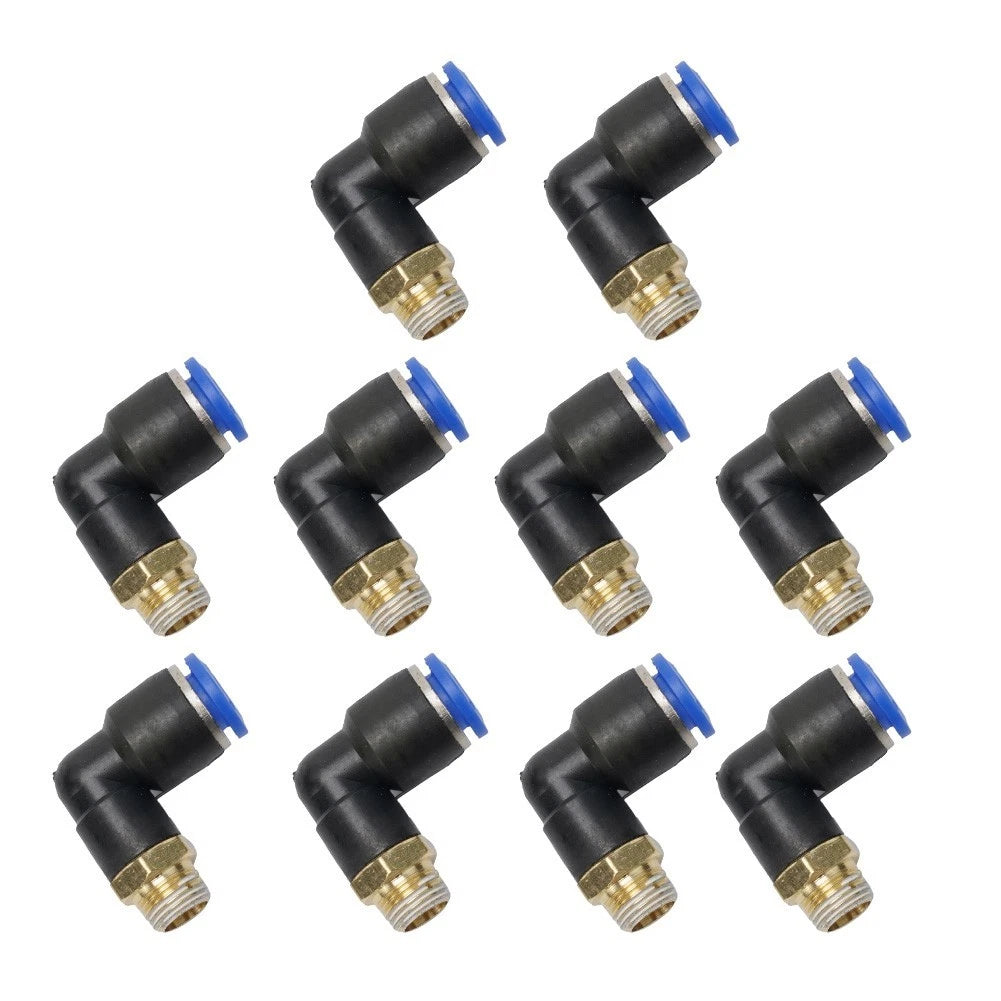 10pcs Elbow Fitting for For-Coats Tire Changer Machine Connector 9.5mm