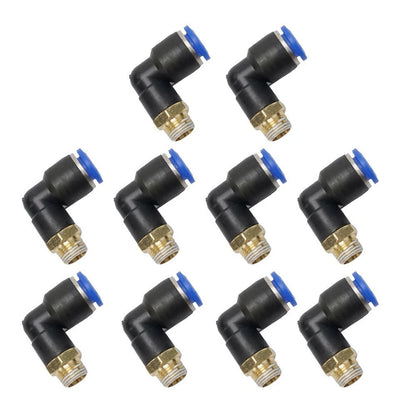 10pcs Elbow Fitting for For-Coats Tire Changer Machine Connector 9.5mm
