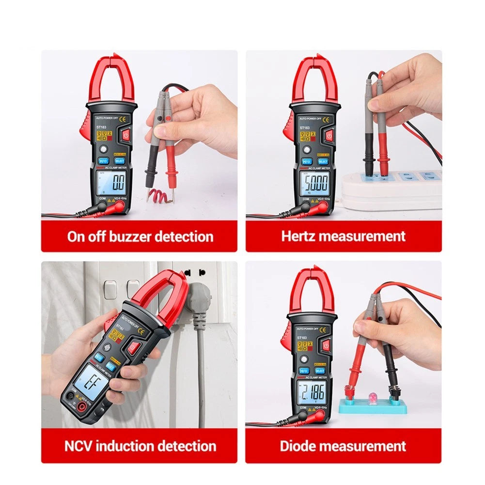 ACDC Clamp Multimeter ST183 for Electrical Tasks