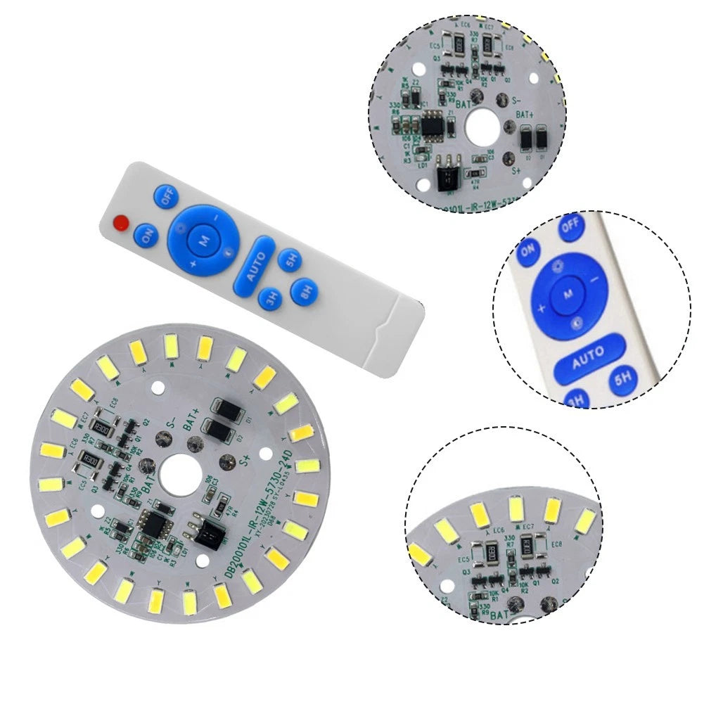 Remote Solar Ceiling Light Panel - Two Color Choices