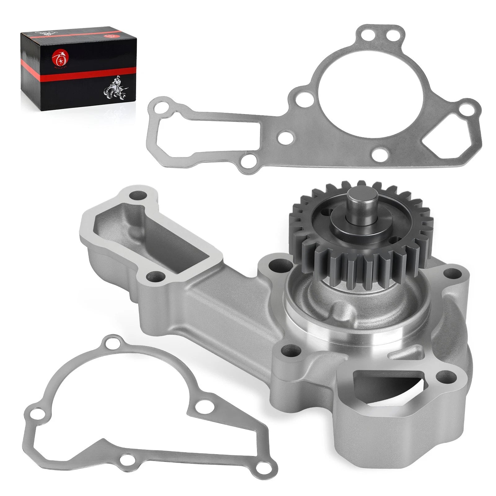 Water Pump w/ Gaskets for Kawasaki Mule 2500 2510 2520 3000 3010 3020 4000 4010 (1998–2023)