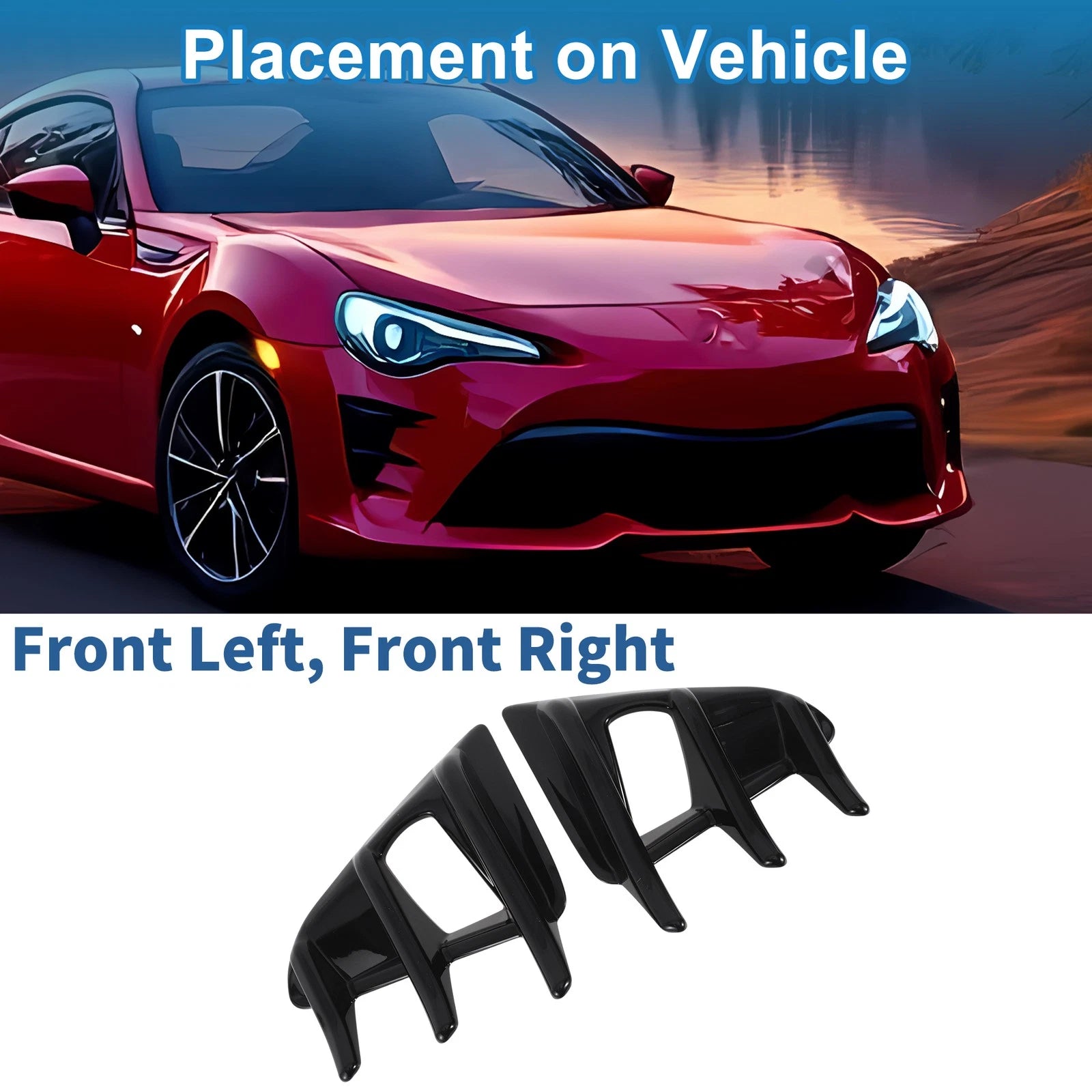 Headlight Trim Bezel Front Left Right for Toyota 86 (2016–2020)