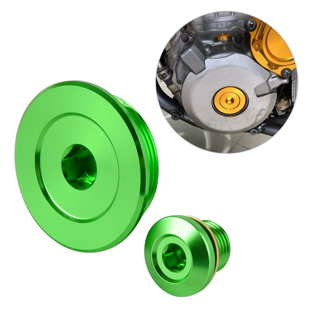 Anodized Billet Engine Plug Kit for Kawasaki KFX400 (2003–2006)