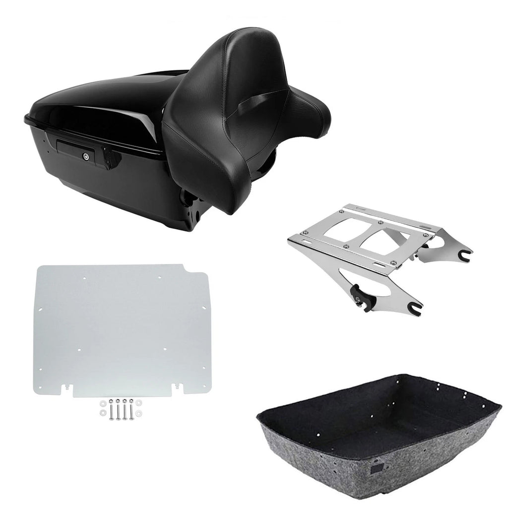 Trunk Backrest Mount Rack Plate for Harley Electra Glide (2014–2026)