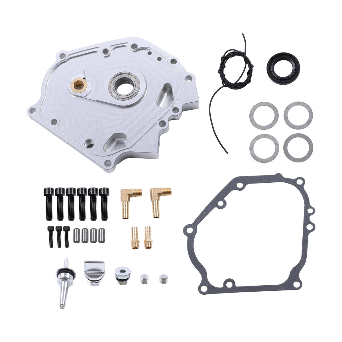 Dual Bearing Billet Side Cover for Predator 212cc Non-Hemi (2016–2023)