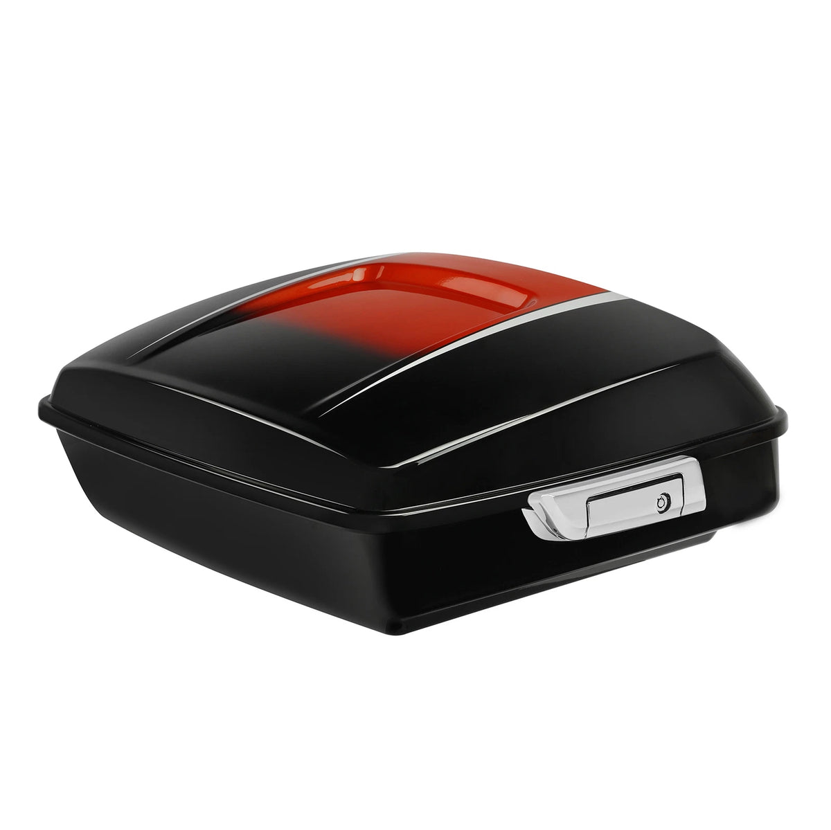 Chopped Trunk for Harley Touring (2014–2023) Sunset Orange/Black Fade