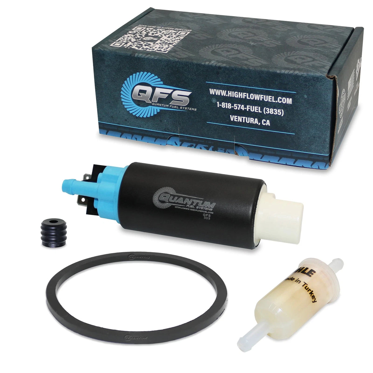 Fuel Pump w/ Tank Seal & MAHLE Filter for Arctic Cat ATV/UTV (QFS-303-U2TF)