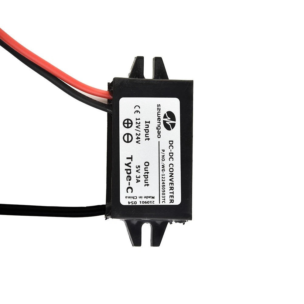 Type-C USB Smart Charger for 12V-24V Vehicles (2015–2023)