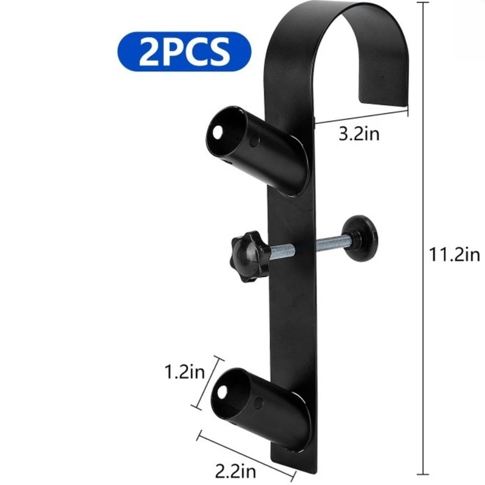 Adjustable Metal Pool Hook Dual Hook for Tool Storage