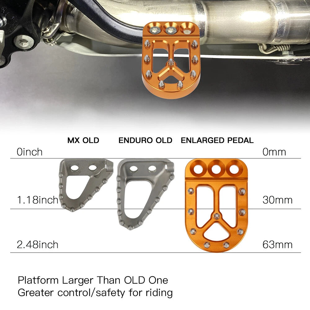Brake Pedal Lever Pad Step Extension for KTM 990 950 Adventure (2002–2012)