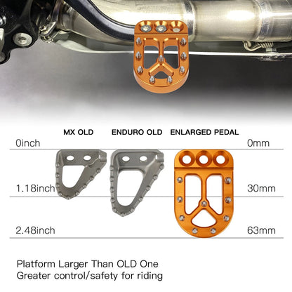 Brake Pedal Lever Pad Step Extension for KTM 990 950 Adventure (2002–2012)