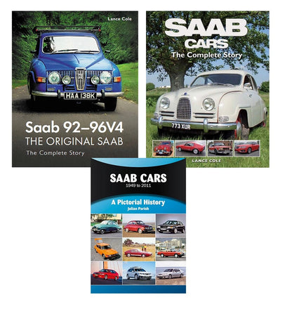 3 Book Set for Saab 92-96V4 (1949–2011)