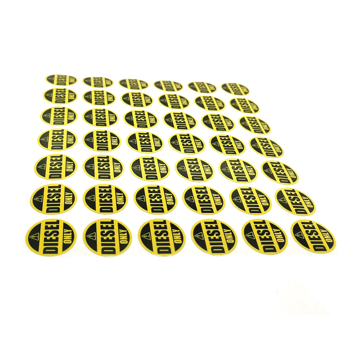 Diesel Fuel Only Warning Stickers for Trucks, Generators, Boats