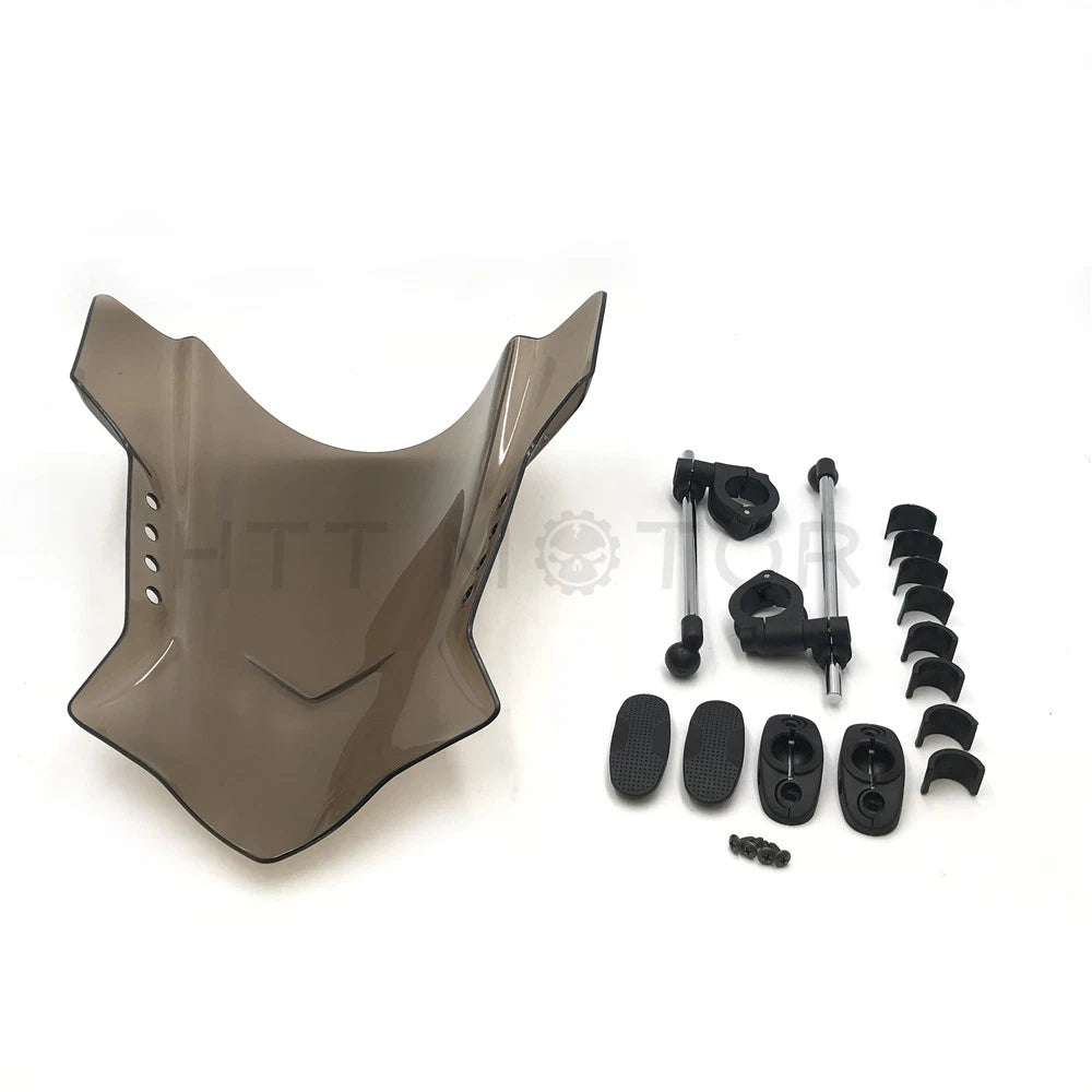 Windshield Windscreen for Harley Motorcycle (7/8", 1", 1 1/8" Handlebar Mount)