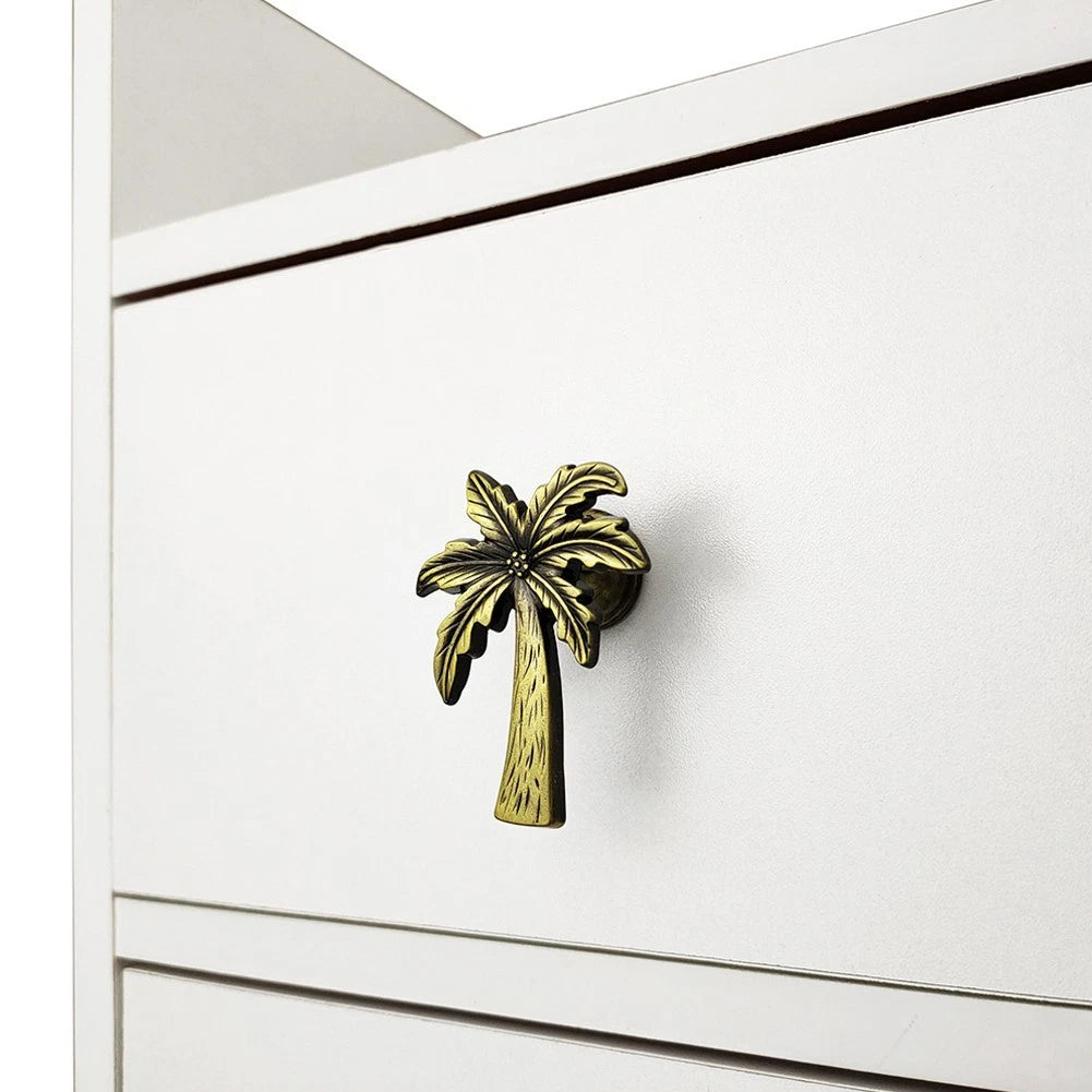 Coconut Palm Design Cabinet Pulls for Kitchen and Bathroom Revamps