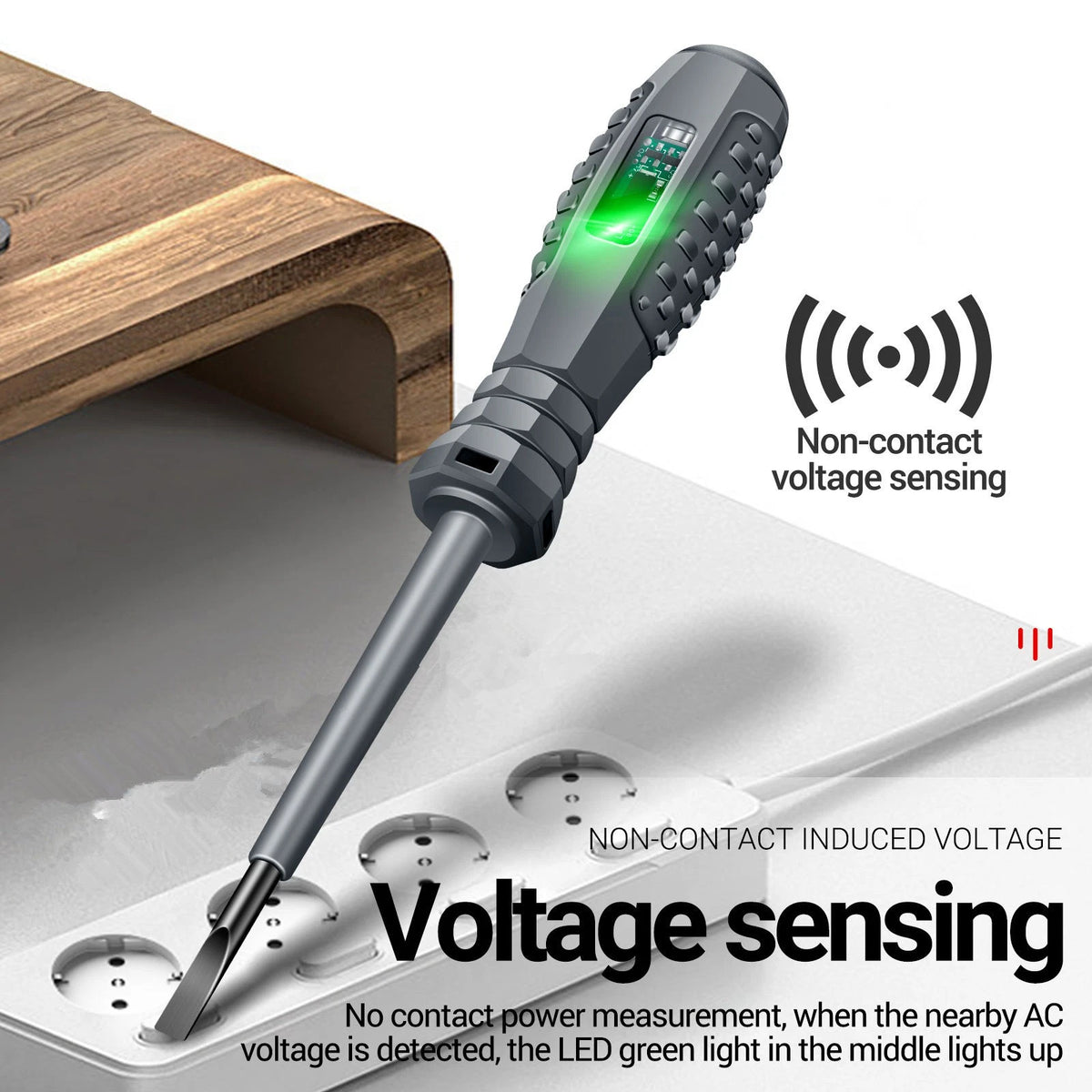Voltage Tester Power Detector Pencil + Electric Screwdriver (12-220V)