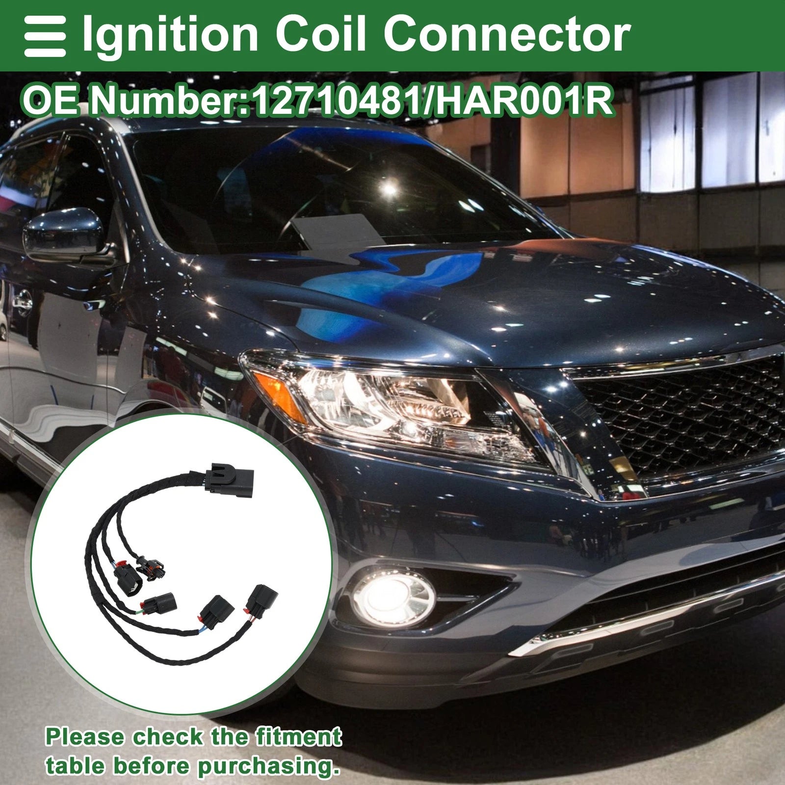 Fuel Injector Connector Wiring Harness Replacement for Cadillac Escalade ESV (2015–2020)