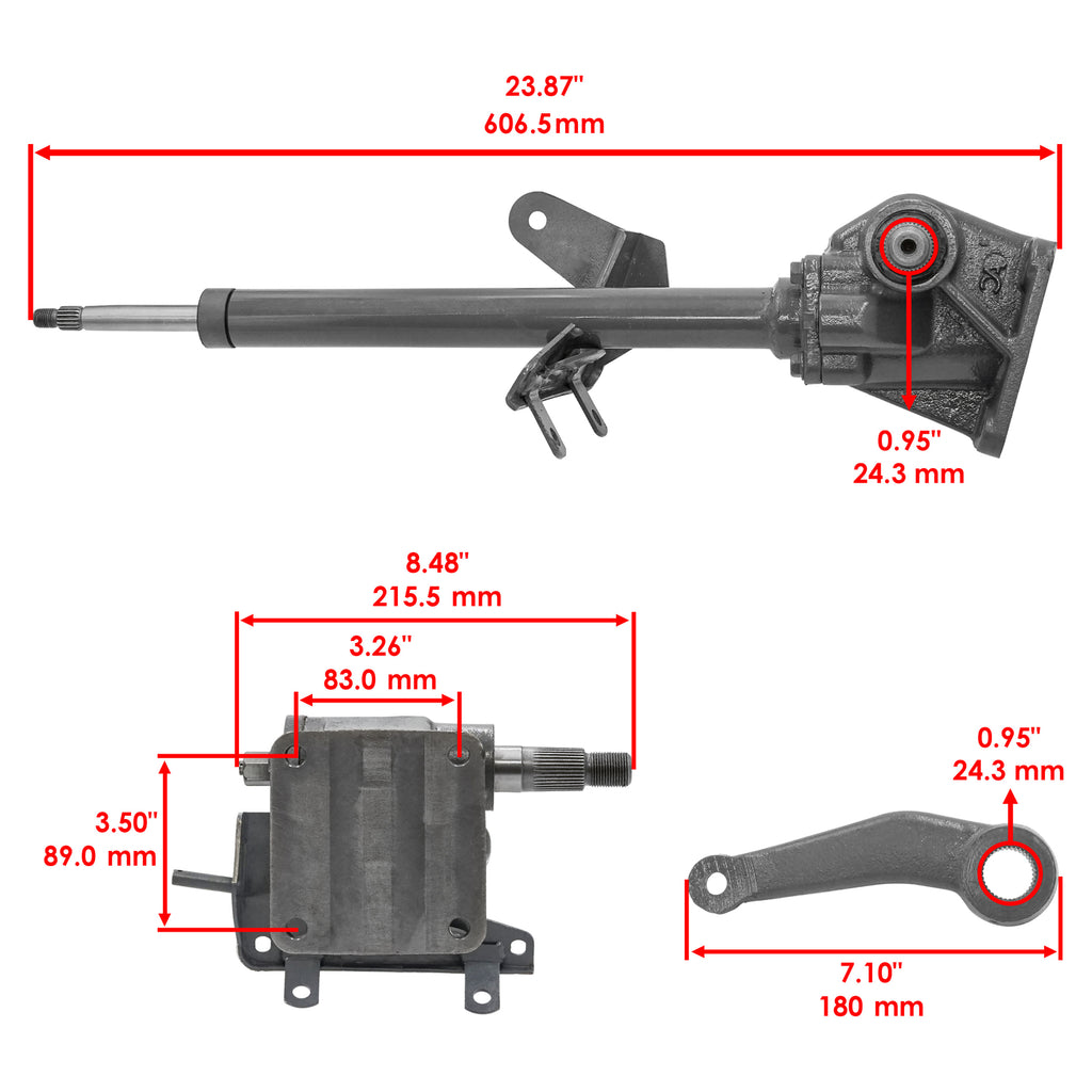 Steering Shaft Replacement for Kubota B5200D (2005–2015)