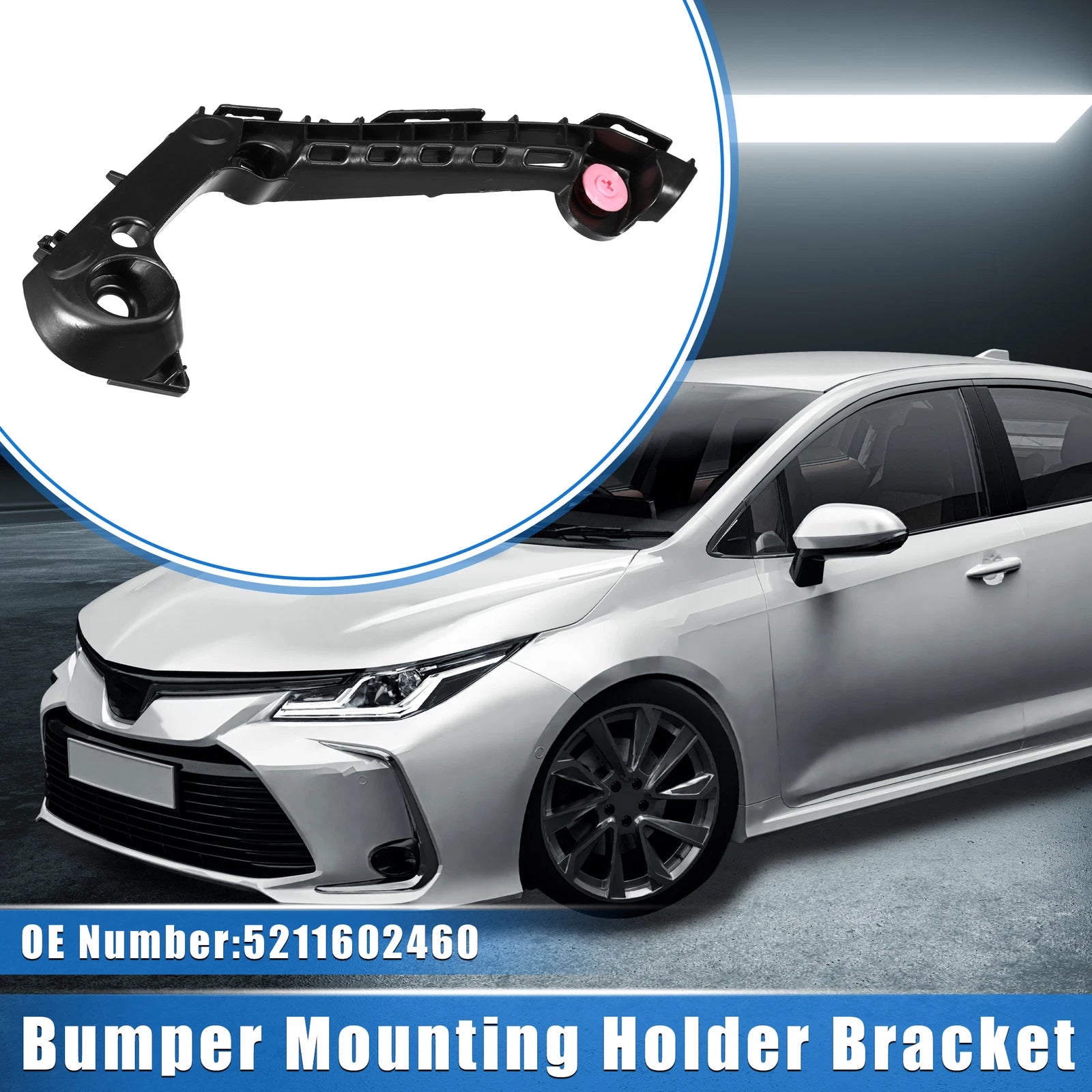 Left Bumper Mounting Support Bracket for Toyota Corolla (No. 5211602460)