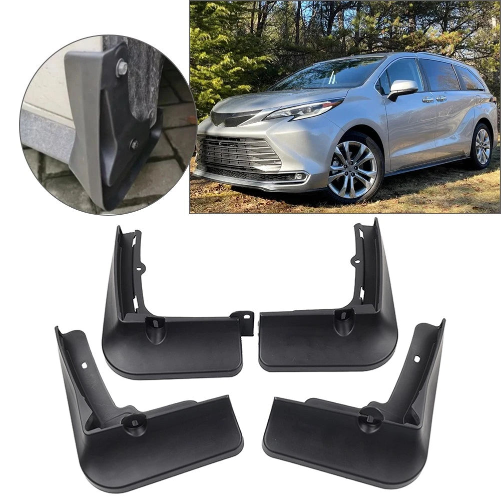 Mud Flaps Splash Guards for Toyota Sienna (2021–2024)