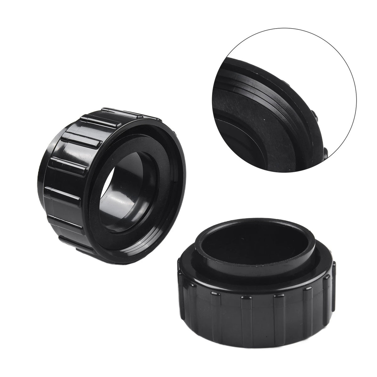 Set of 2 Union Connector Replacement Kit for Hayward Salt Cell 2in PVC