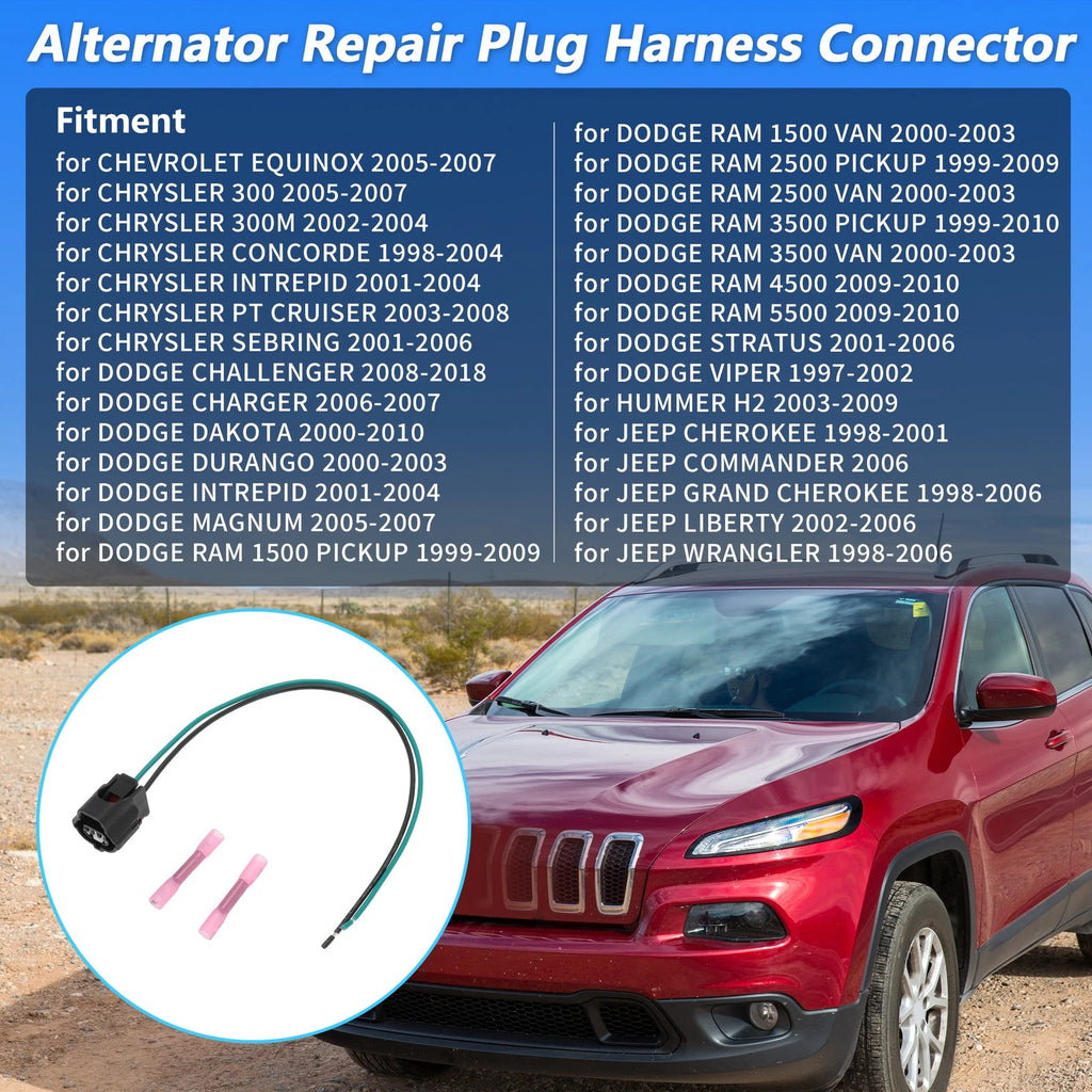 Alternator Repair Plug Harness Connector Replacement for Chrysler (2000–2004)