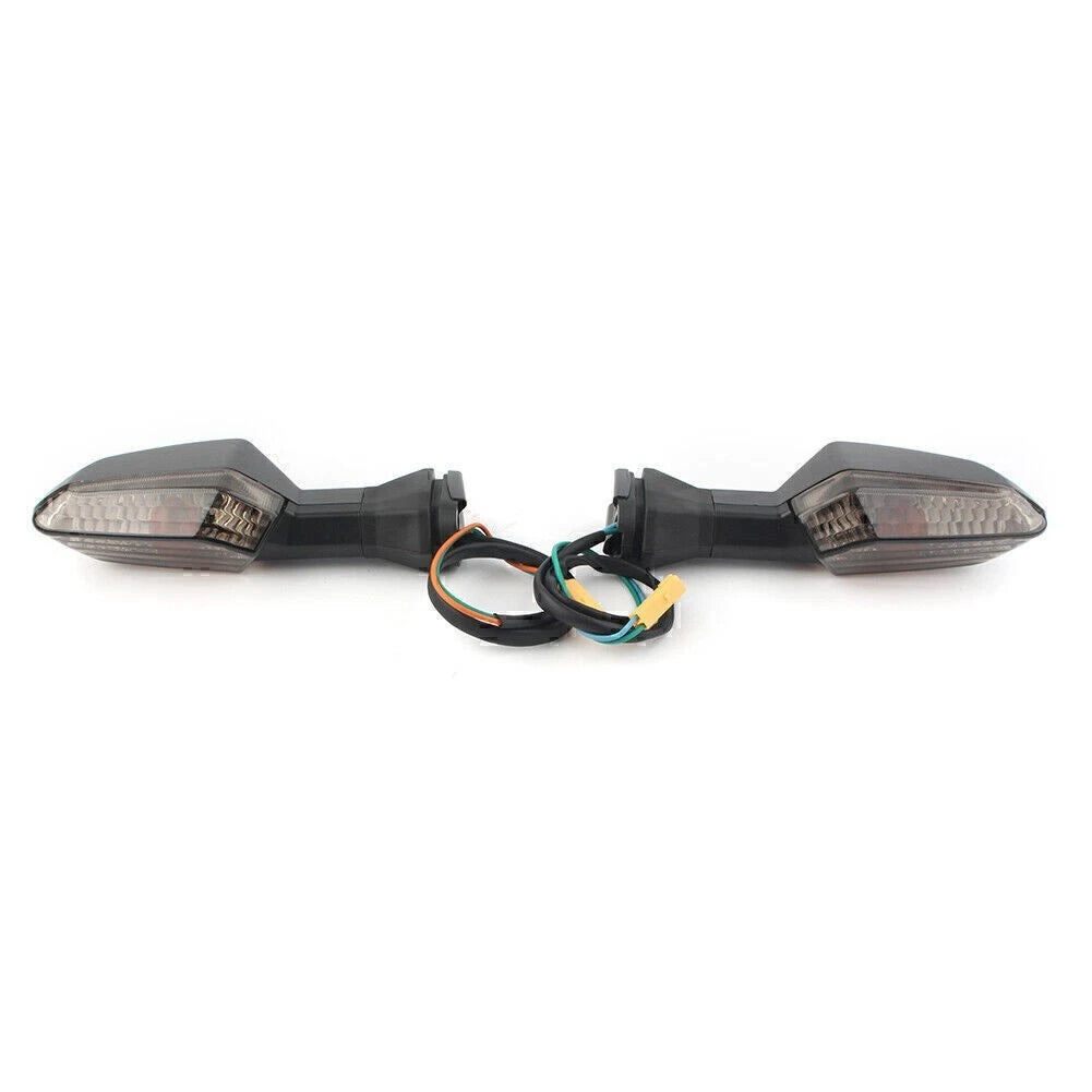 2X Engine Rear Turn Signal Indicator Light Bulbs for Kawasaki Ninja 300 (2013–2017) Smoke