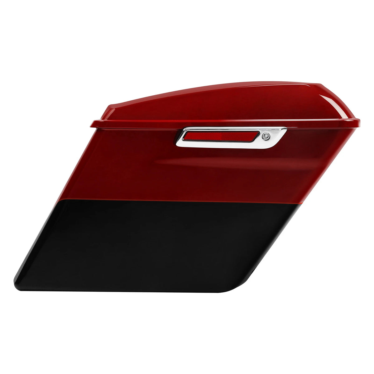 5" Stretched Saddlebags for Harley Road Glide (2014–2023) Billiard Red/Vivid Black