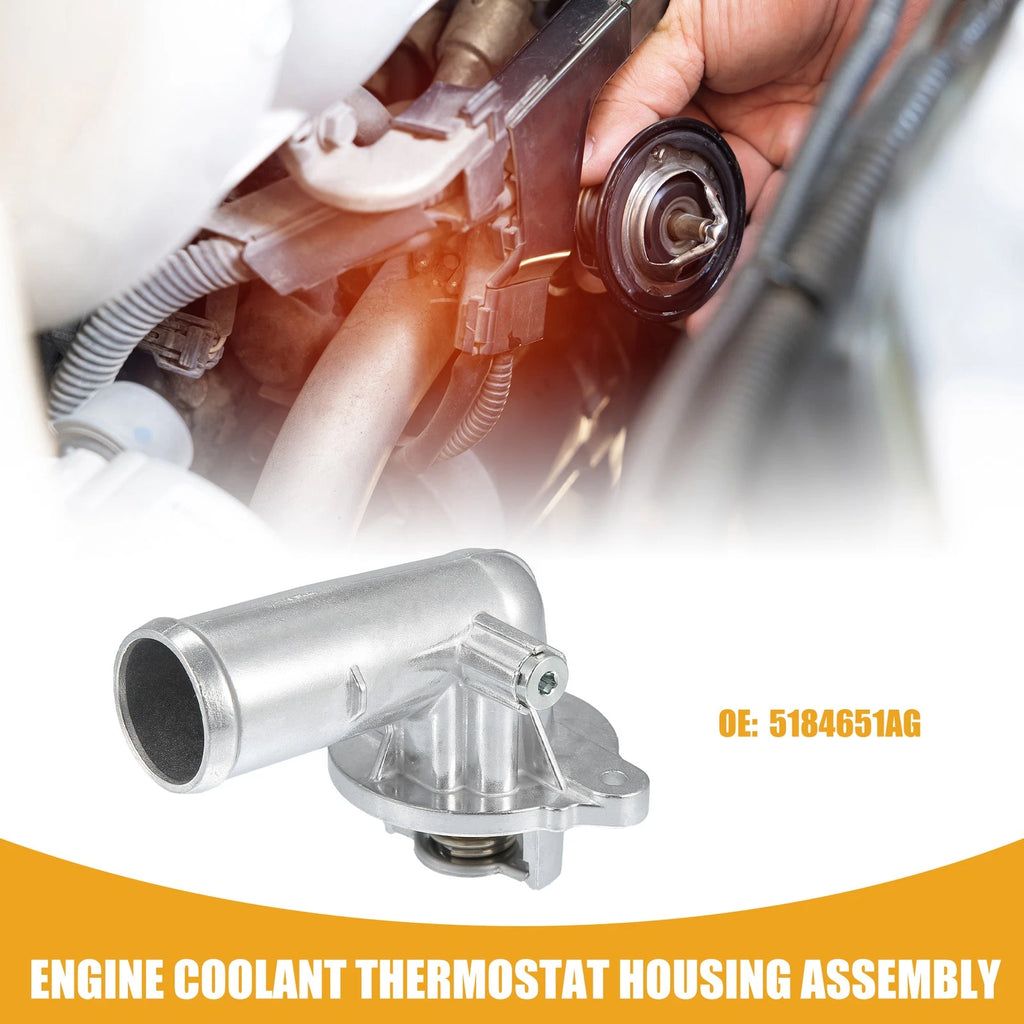 Coolant Thermostat Housing Assembly Replacement for Dodge Durango (2011–2015)