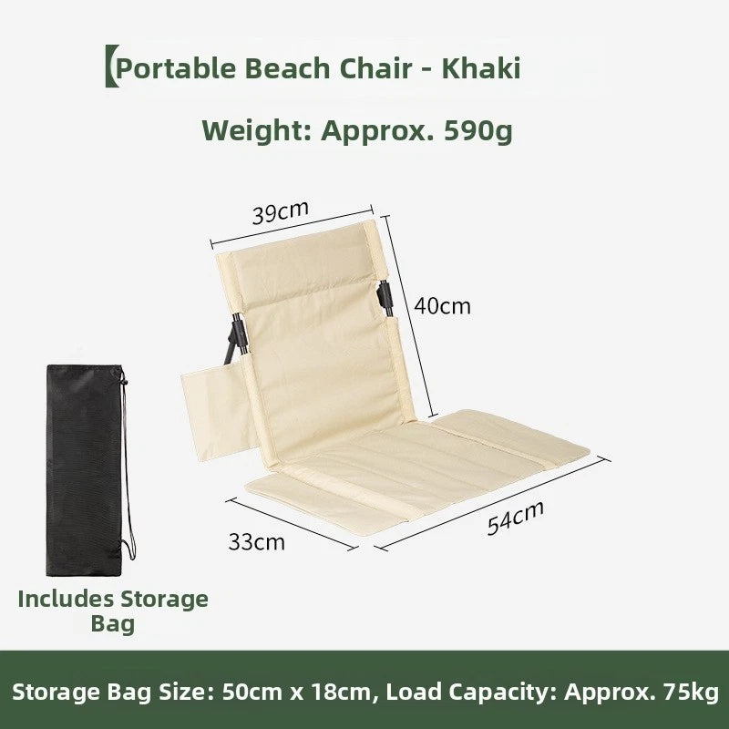 Outdoor Folding Chair for Portable Use (Lightweight Aluminum Frame)