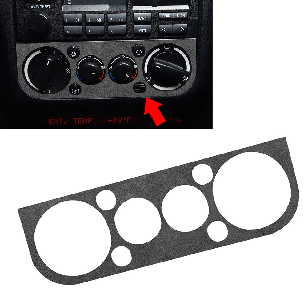 AC climate control panel cover trim for BMW 3 Series E36 (1991–1999)