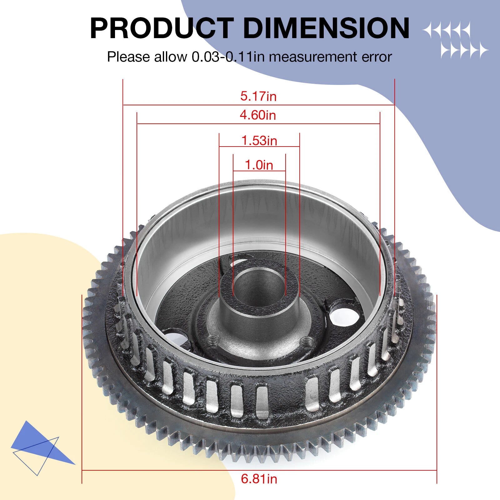 Flywheel for Polaris Ranger 500, Ranger Crew 500 EFI 4x4 (2006–2013)