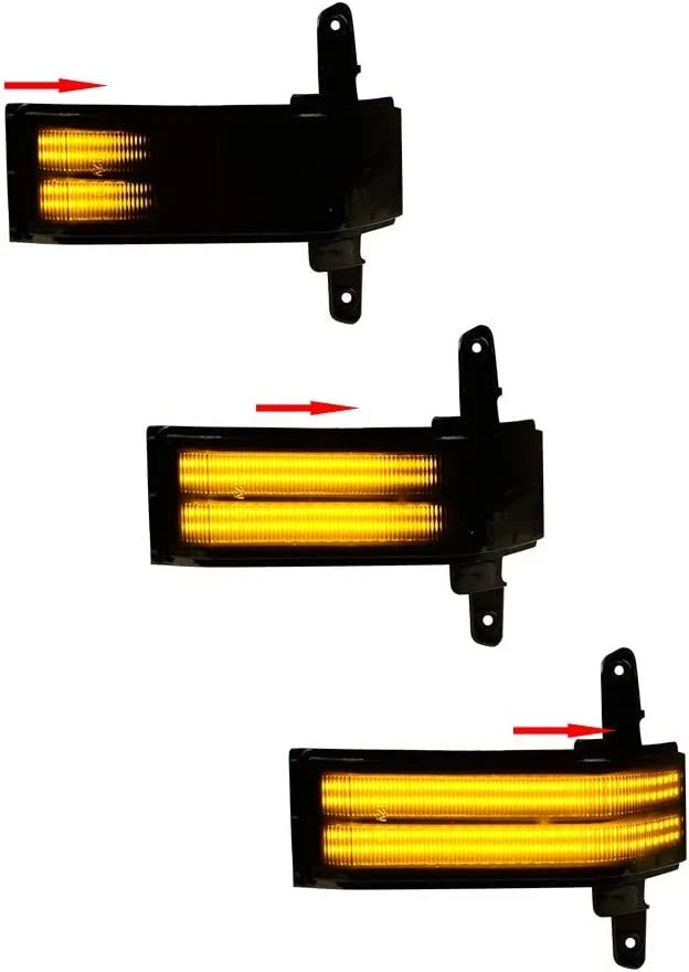 Dynamic LED Side Mirror Light for Chevy Silverado GMC 1500 2500HD 3500HD (2014–2023)