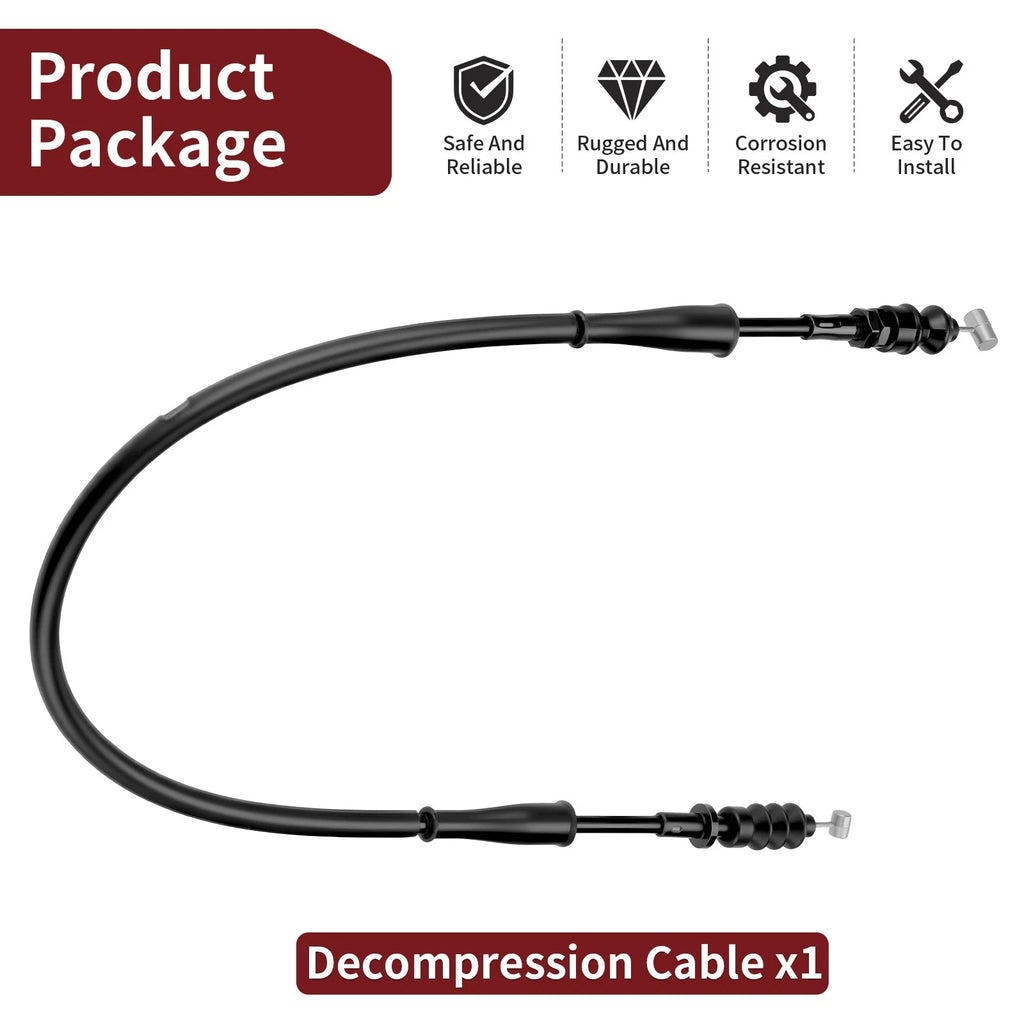 Decompression Cable for Honda ATC350X FourTrax 350 TRX350 TRX350D (1985–1986) 28291-HA7-671