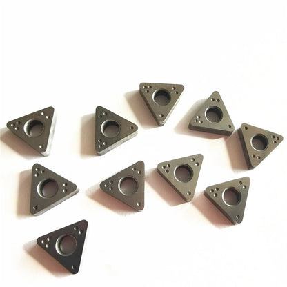 10pcs/set New Negative Rake Carbide Brake Lathe Bit CB6914-10 For FMC/John Bean
