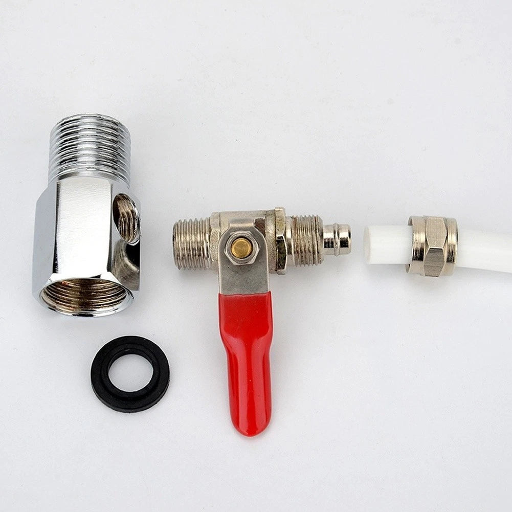 Three Way Fitting with Ball Valve for 3/4 Inch