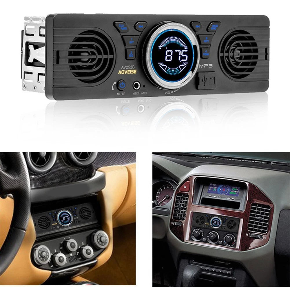 Car Radio MP3 Player with USB/TF Card Reader and Audio Format Support