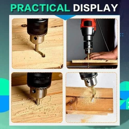 6 Pcs Twist Drill Bit Set Power Tool Accessories