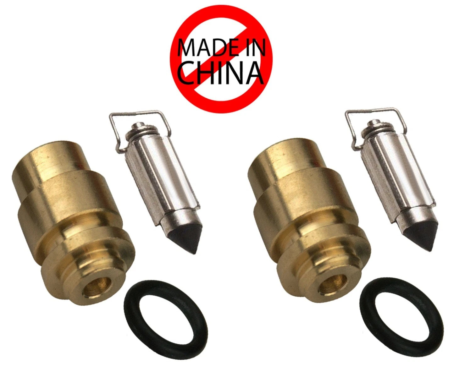 Mikuni Twin Carb Needle Valve Seat Kit 2 Pack for Sea Doo GTX GSX XP SPX (787-800)