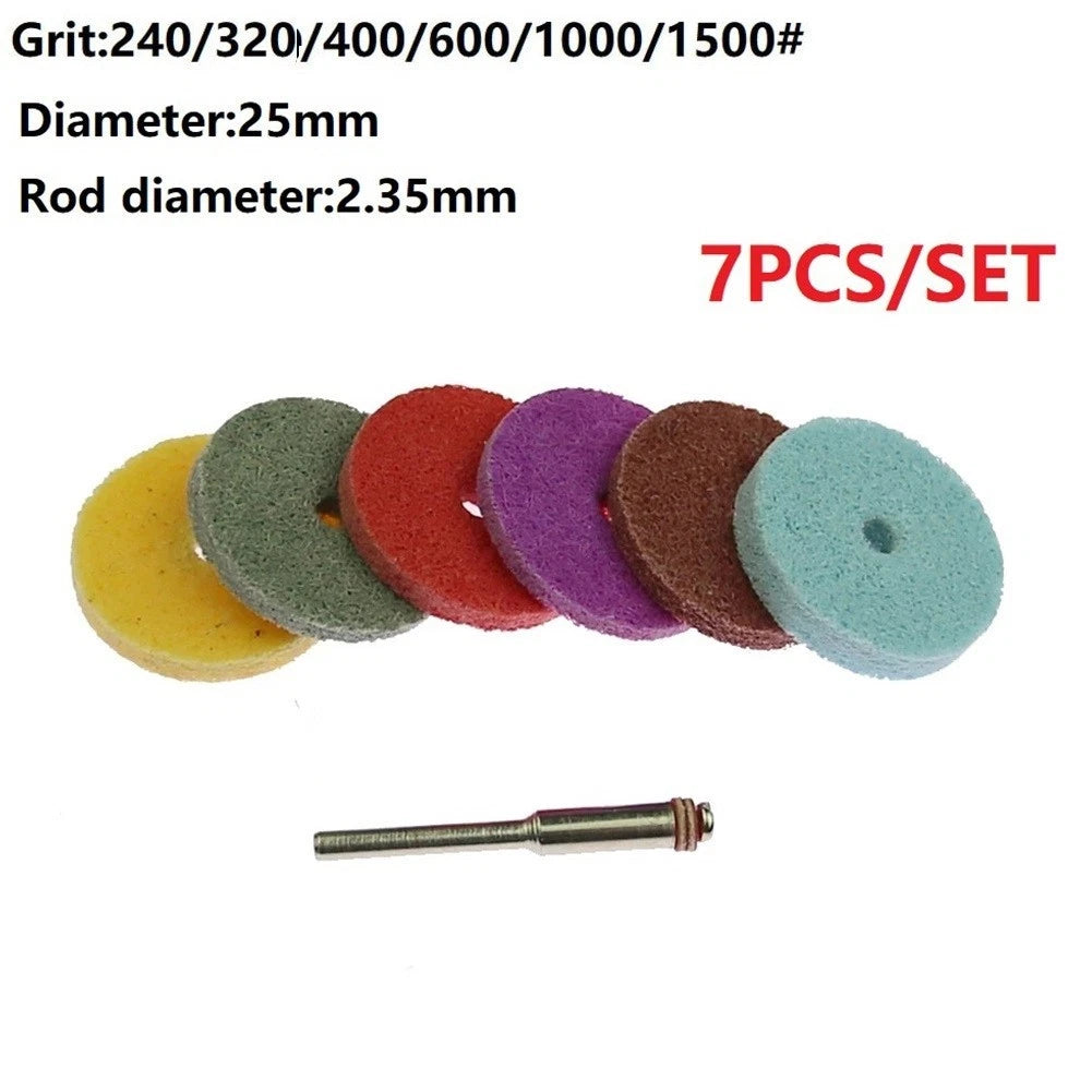 Polishing Wheels for Rotary Tools with Extension Rod