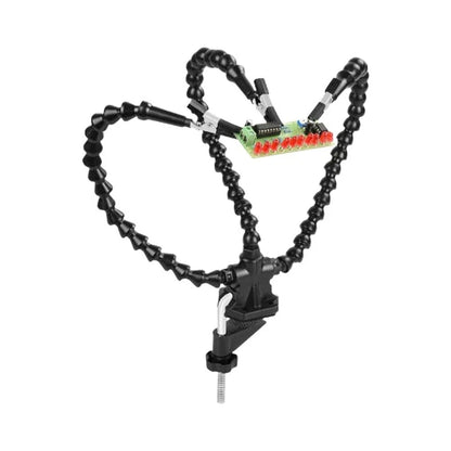 Metal Soldering Helping Hands with Flexible Hose for PCB Board Positioning