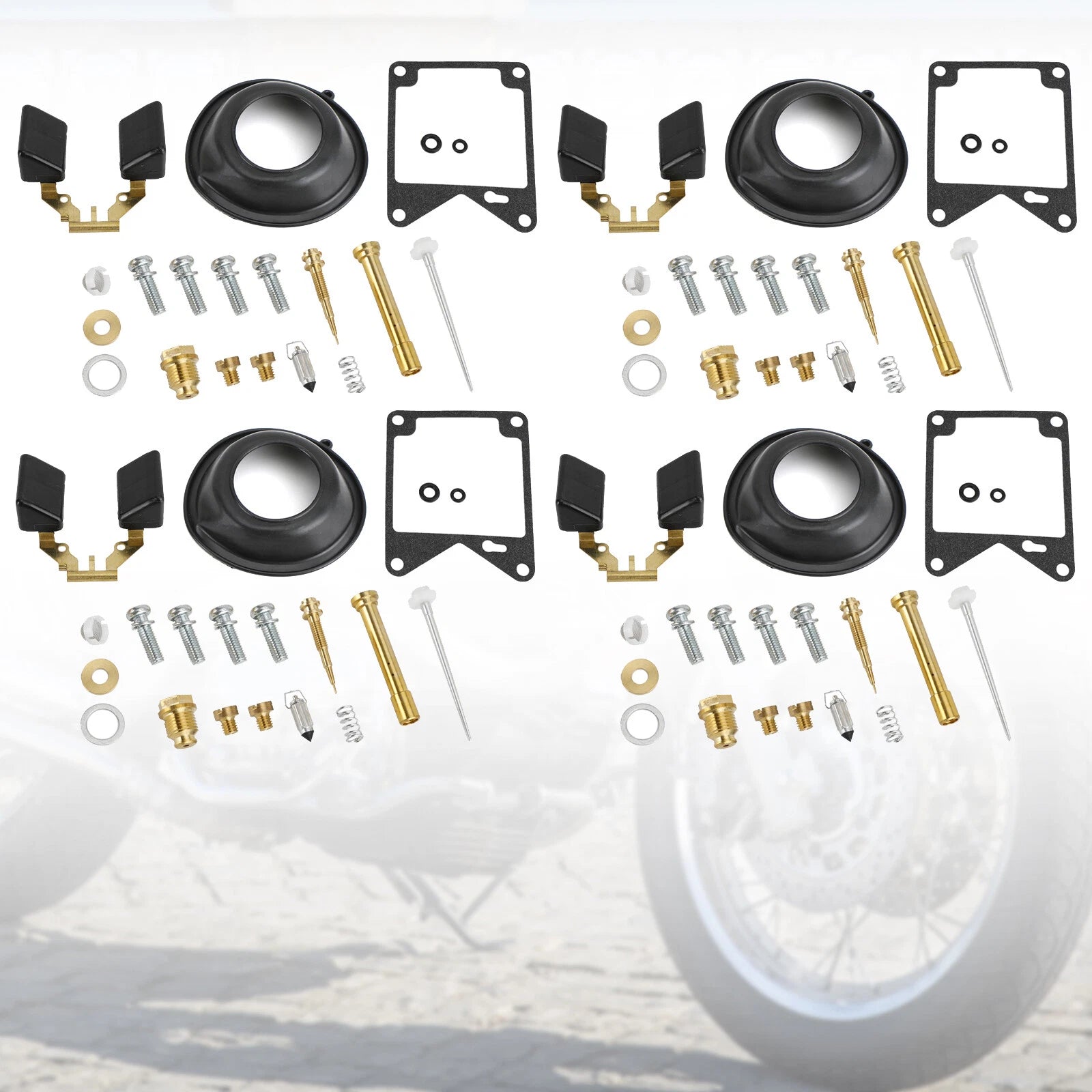 4X Carburetor Rebuild Repair Kit for Yamaha Virago 750 XV750 (1981–1983) T9