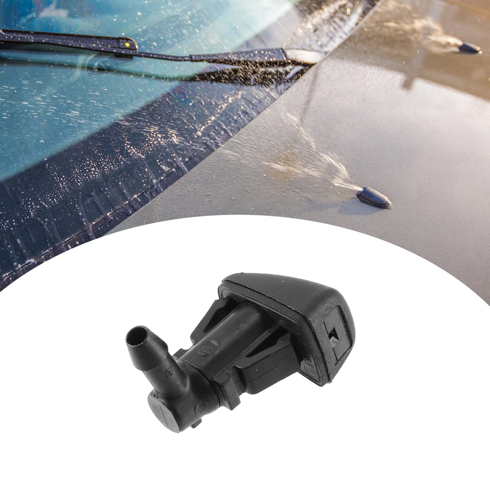 2pcs Front Windshield Washer Nozzle Wiper Spray Jet for Chevrolet Cruze (2011–2016)
