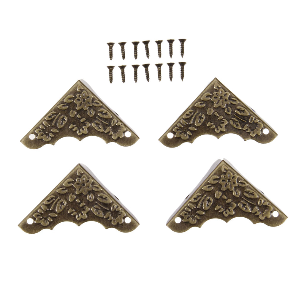 Set of 16 Corner Protectors for Picture Frame Jewelry Box Cabinet Edge Guards