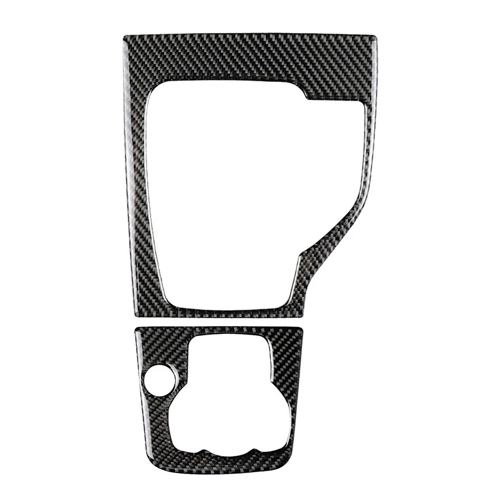 Carbon Fiber Gear Shift Panel Trim for Mazda 3 Axela (2013–2018)